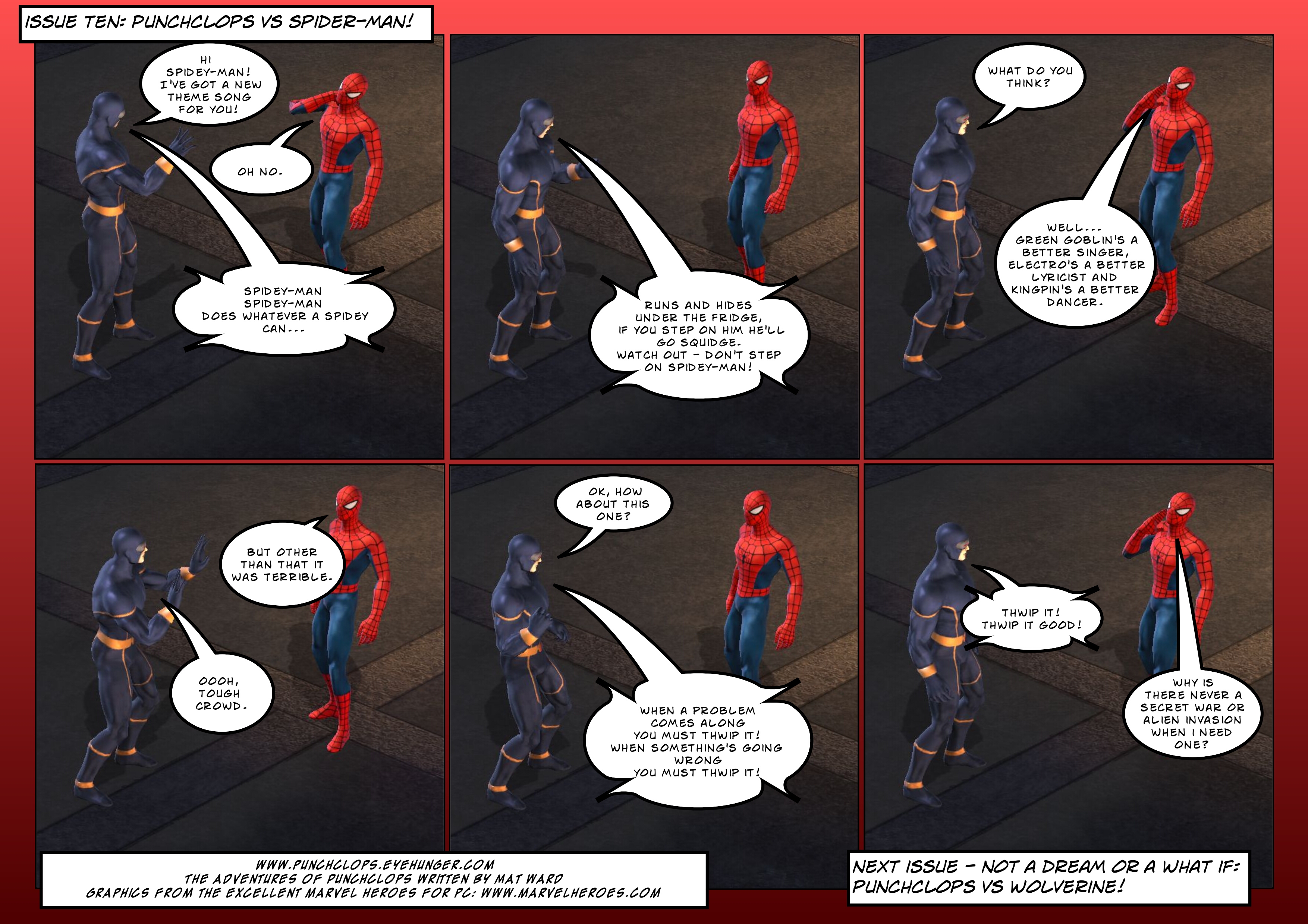 Punchclops vs Spider-Man!