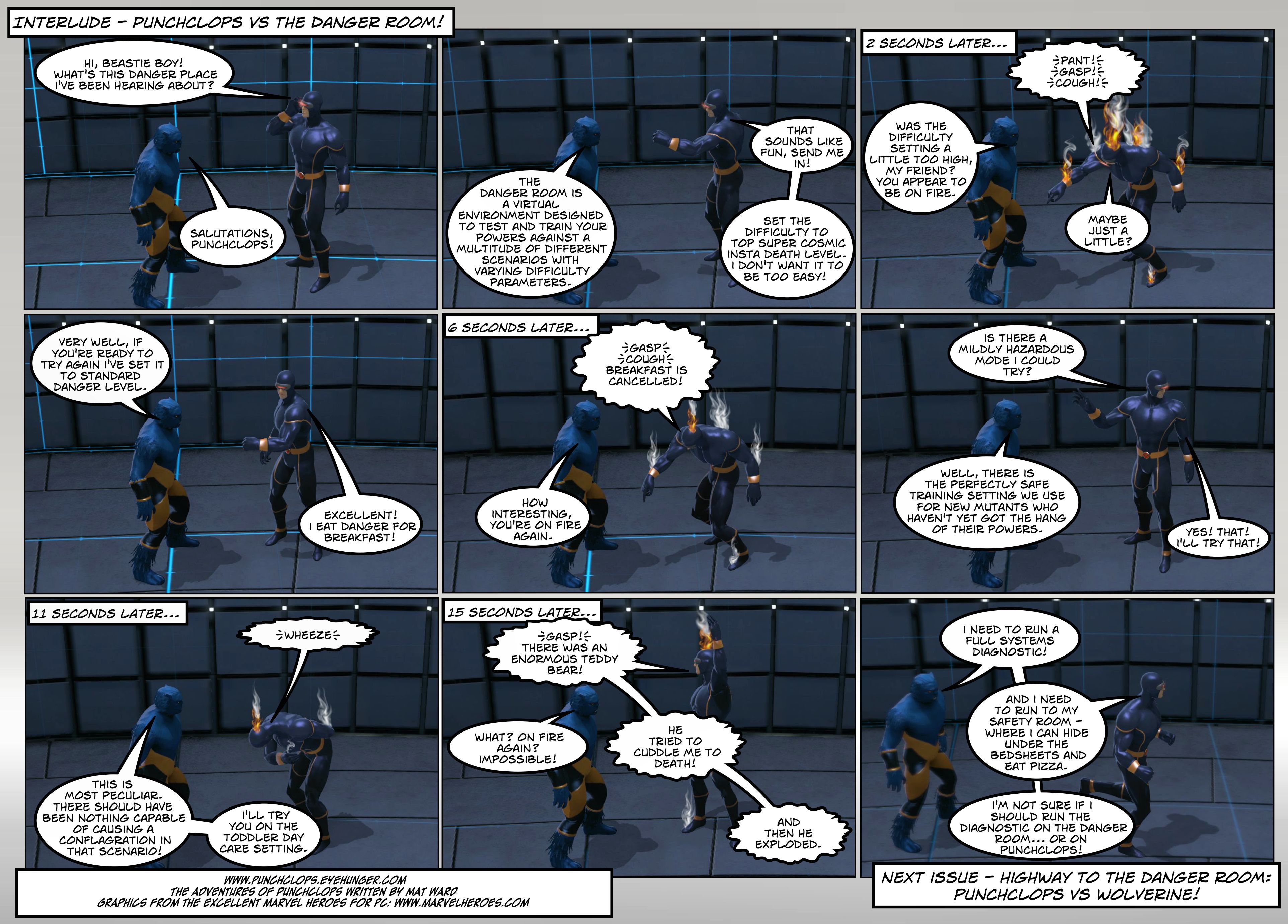 Interlude – Punchclops VS The Danger Room